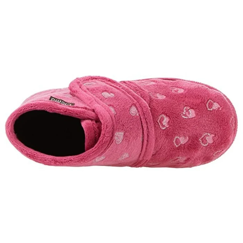 Cienta 133014-12 Boots Toddler US 4 Fuchsia Round Toe Ankle Bootie JOBB1942